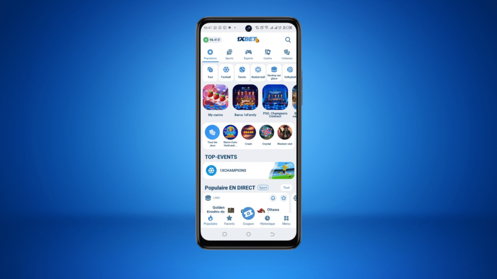1xbet bénin apk