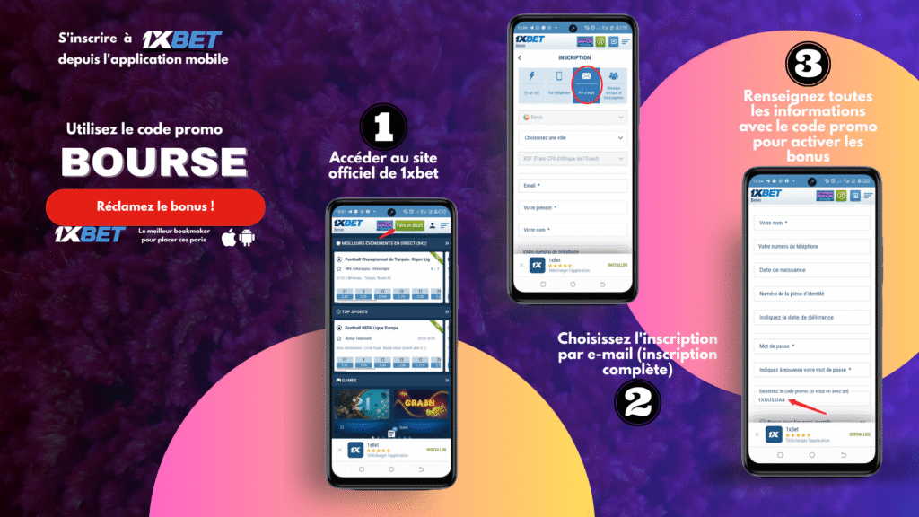 bonus de bienvenue 1xbet