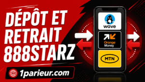 dépôt retrait 888starz Orange Money Wave MTN Afrique"