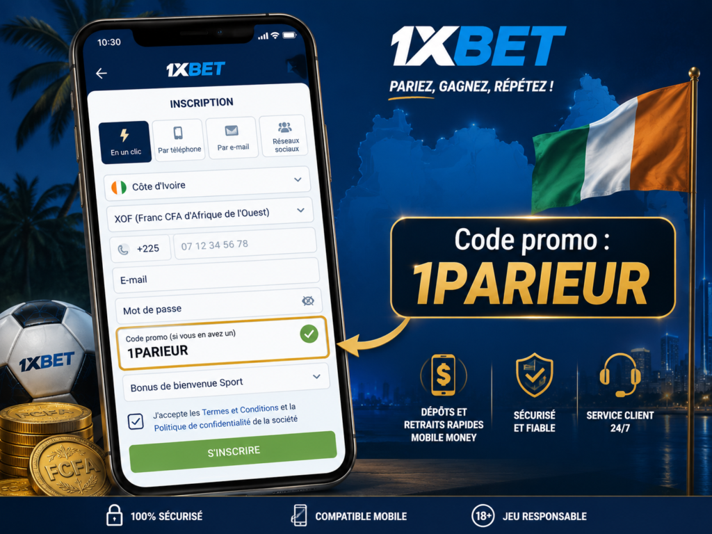 1xbet cote d'ivoire