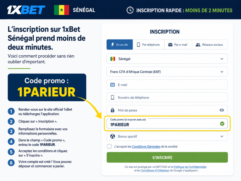 1xbet sénégal
